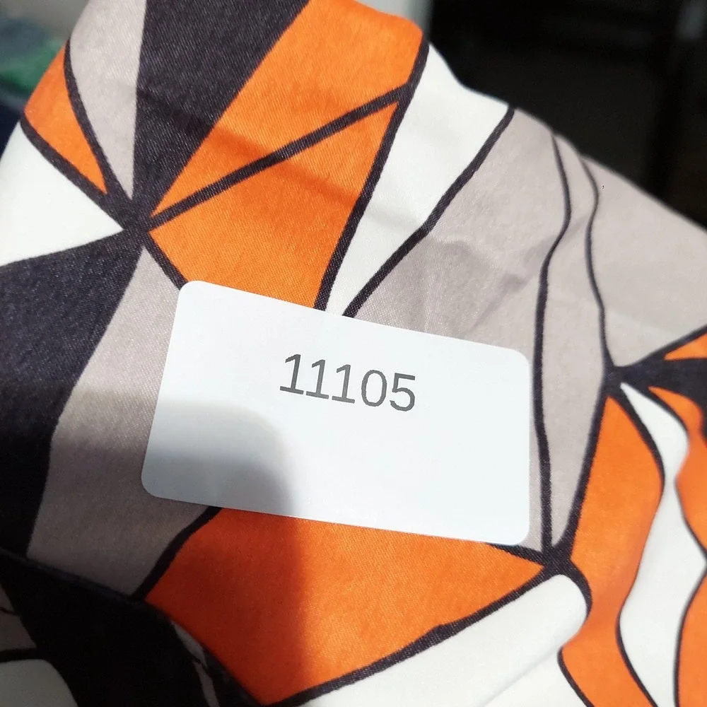 Vintage Volcom Board Shorts Mens 34 Orange‎ Geometric Print Surf Swim